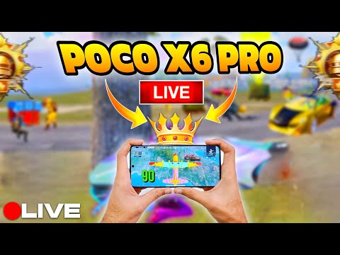 Poco X6 pro🔥 bgmi live gameplay test🔥