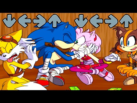 Sonic + Amy Rose Friday Night Funkin - FNF BE LIKE