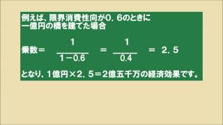 ゆっくり公務員試験 マクロ経済学 第３回 乗数