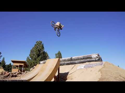 Dirt Jumper Frontflip | Truckee Bike Park | Airbag Jump