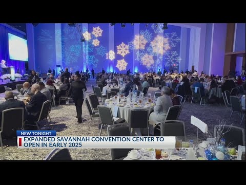 Expanded Savannah Convention Center to open early next year