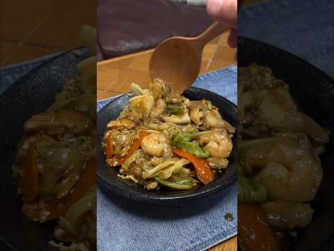 チキンラーメンで作るあんかけ麺に仰天