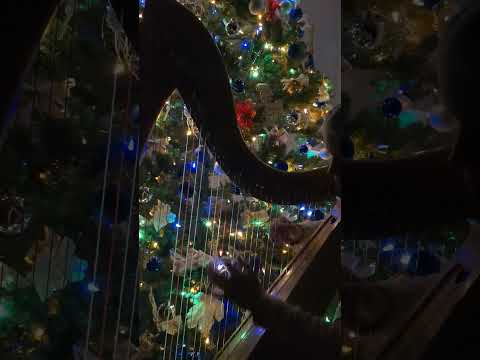 Silent Night: Celtic Harp #shorts #harp #silentnight #christmas #hymn #harpworship #heavenly