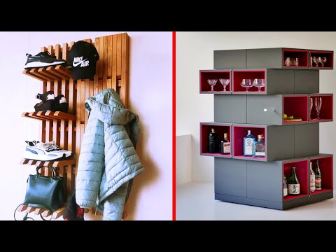 CREATIVE SPACE SAVING SOLUTIONS : Space Saving Furniture Ideas 2021 -MultiFunctional Furniture - 18