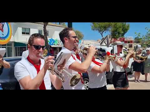 Holländische Musikgruppe in Cala Ratjada im Bon Sol