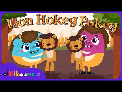 Lion Song - The Kiboomers Movement Songs for Preschoolers - Hokey Pokey Dance