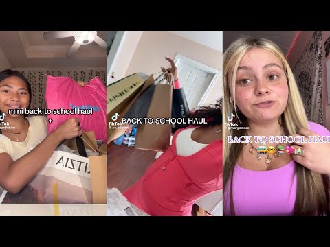 Back to school haul - TikTok compilation