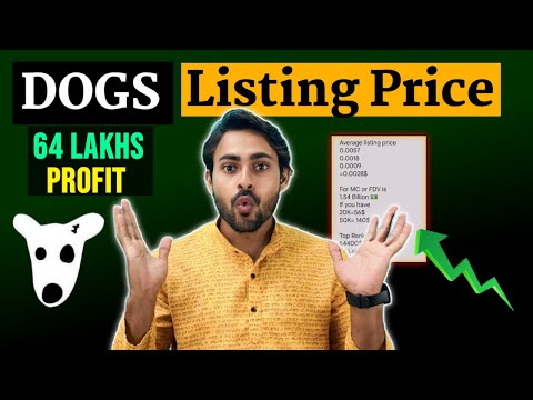 Dogs Listing Price || Dogs Airdrop Price Prediction || 1 Dogs Coin Ki Price || Dogs Coin New Update