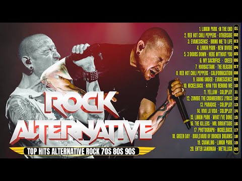 Alternative Rock Of The 90s 2000s - Linkin park, 3 Doors Down, AudioSlave, Hinder, Evanescence.. #2