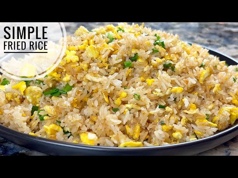 Simple Egg Fried Rice | How To Make Fried Rice At Home | How To Make  Fried Rice Without Vegetable