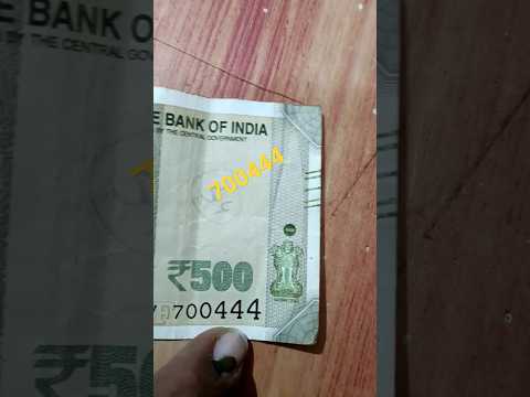 700444 Fancy Number | Angel Number | New Currency Note#Shorts