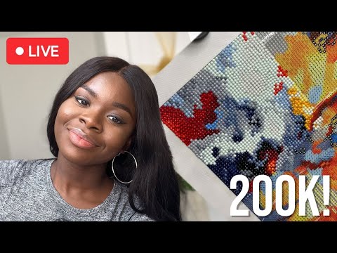 200K LIVESTREAM + Diamond Painting!