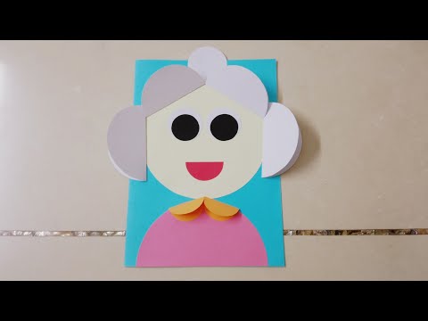 Handmade Birthday Card For Grandmother | DIY Gift Idea For Grandma