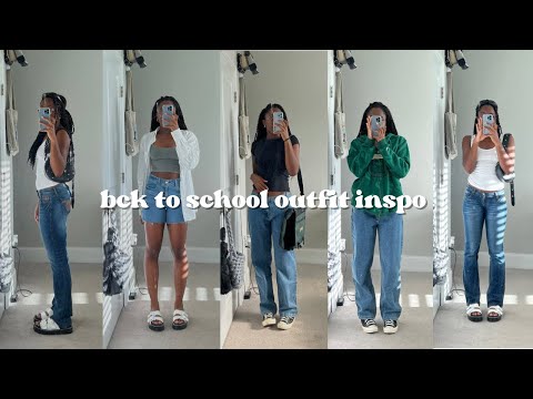 OUTFIT INSPO & mini clothing haul | Pinterest college outfits | #pinterest #college #comfy