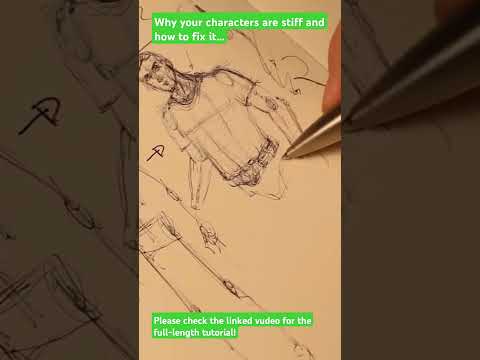 How To Avoid Drawing Stiff Looking Characters