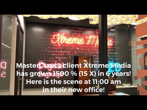 MasterClass® Client Xtreme Media Has Grown 15X in 6 Years.