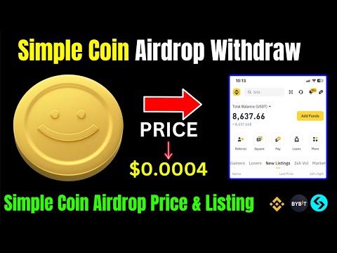 Simple Coin Airdrop Withdraw | Simple Coin Airdrop Price & Listing |