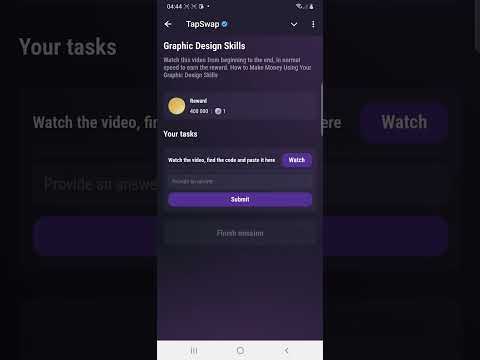 Graphic Design Skills Tapswap Code | How to Make Money Using Your Graphic Design Skills