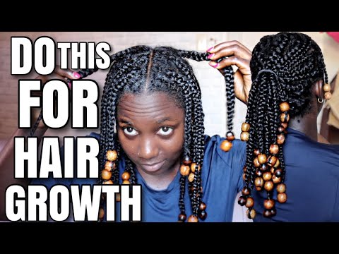 Back to my Hair Growth Hairstyle| Hair Growth Routine