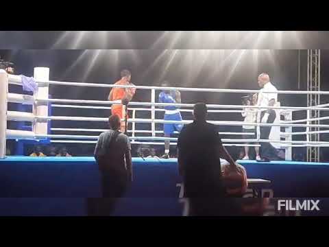 AFRICA GAMES, OWEN KIBIRA DEFEAT EQUATORIAL GUINEAS's BILLIGRAHAM NZE By SPLIT DECISION