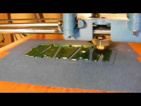 Printing a business card holder on a Reprap MendelMax 3D Printer