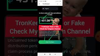 TronKeeper New Update | TronKeeper Airdrop Withdraw | TronKeeper USDT Withdrawal Process