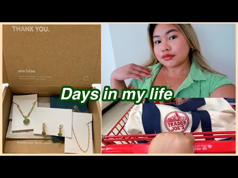 WEEKEND VLOG : ANA LUISA JEWELRY, TRADER JOES HAUL & MORE | VLOG