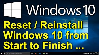 ✔️ How to Reset Windows 10 (2020) - Recovery, Restore, Reinstall, Reset This PC, Factory Settings