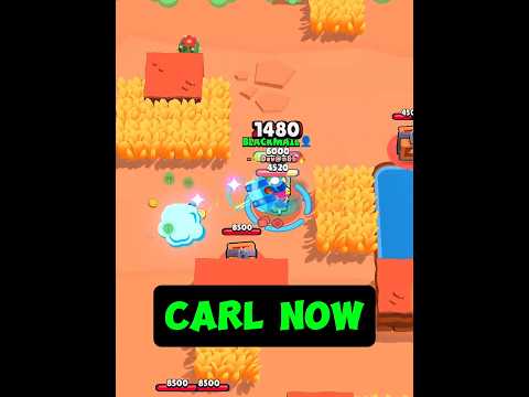 Carl Now Vs Then 🔥 #shorts #brawlstars #bs #newbrawler #juju