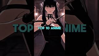 Top 10 Anime You Should Watch Before You Die 💀 | #anime