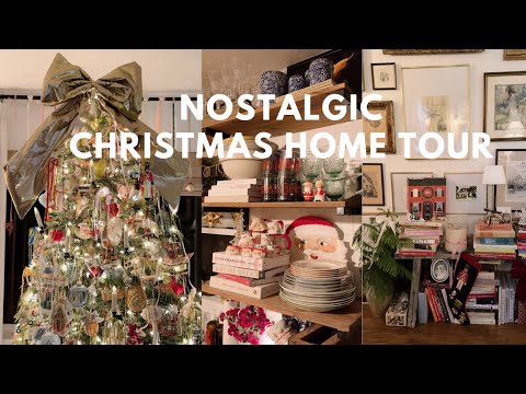 Christmas Decor Tour | 90's Nostalgic Home Tour | Christmas Decor 2024