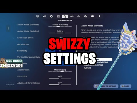 Swizzy Eu FNCS Winner FULL SETTINGS!