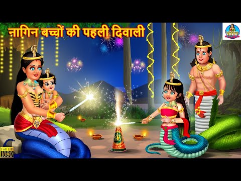 नागिन बच्चों की पहली दिवाली | Nagin Ki Diwali | Hindi Kahani | Moral Stories | Stories in Hindi