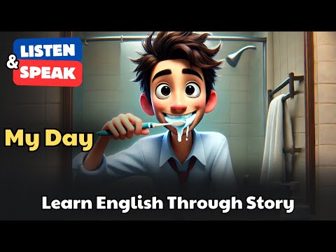 My Day | Learn English Through Story | Shadowing English Speaking Practice