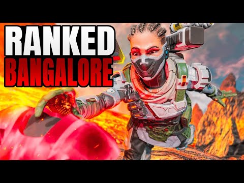 Bangalore ranked gameplay ON controller Apex Legends (NO RECOIL)