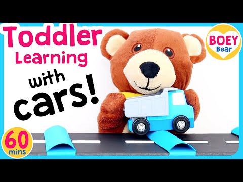 Best Car Videos for Toddlers | Toy Learning Videos for Toddlers | Wooden Toy Car Toddler Video