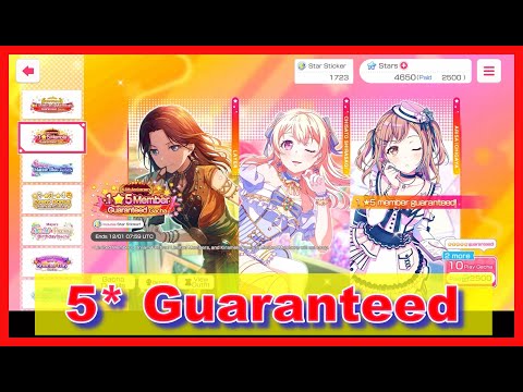 BangDream! [EN] (Bandori) –"6.5th Anniversary - One 5* Member Guaranteed" Gacha [November/2024]