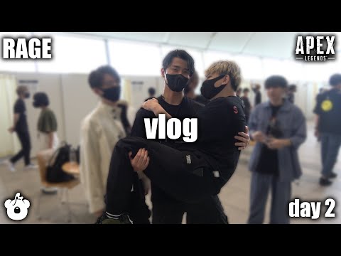 【Vlog】まさのりch初めての顔出しイベント！ソルダム抱っこ。4K【Apex RAGE day2】