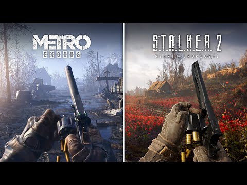 Stalker 2 vs Metro Exodus Weapons and Physics Comparison