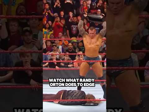 RANDY ORTON DESTROYS EDGE 😳 #shorts