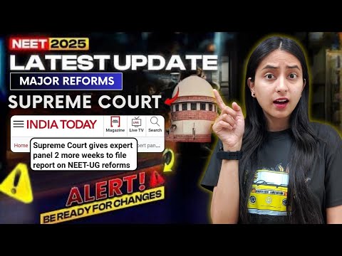 NEET 2025 Latest News | Major Reforms by Supreme Court🔥 #neet #neet2025 #update