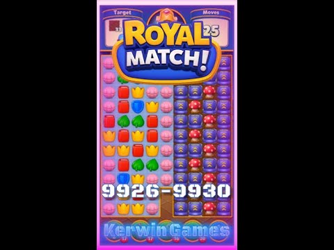 Royal Match Level 9926 9927 9928 9929 9930 - No Boosters Gameplay