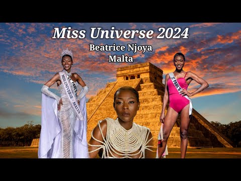 Miss Universe Malta 2024 Beatrice Njoya #missuniverse2024 #MissUniverso2024