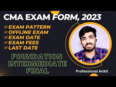 CMA Foundation, Intermediate & Final Exam Form Details ||Ankit Poonia|| #cma #cmafoundation #ankitdt