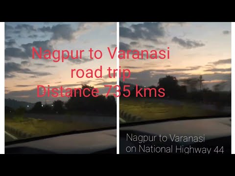 Nagpur to Varanasi//road trip 🛣️//Car trip//#travel #roadtrip