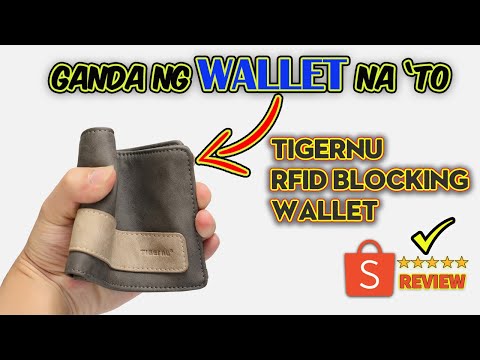 Shopee's Best Wallet Tigernu RFID Blocking Bi fold Wallet Model T S8010 Review