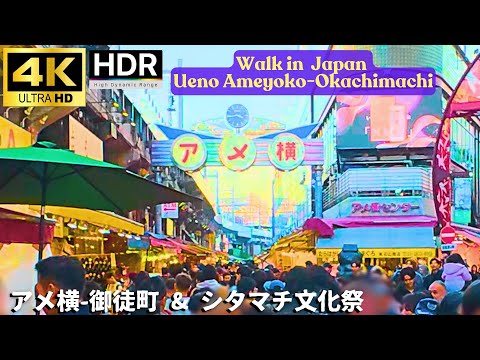 上野 アメ横 ダンス高校生【4K60 HDR】シタマチ文化祭 御徒町 Ueno Ameyoko Okachimachi ※視聴の際はぜひ4K設定に HPWalkingTours Virtual