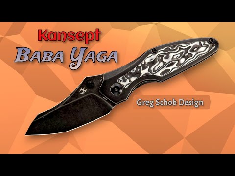 Kansept Baba Yaga:  Witches Brew NEW Framelock - Sparrow Knives