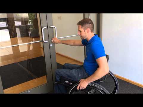 Opening Doors From a Wheelchair