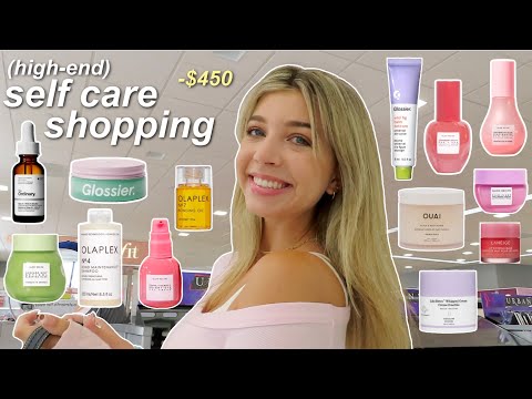 let's go self care shopping for high-end products